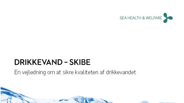 Kemikalier | Vigtig info: opdatering af nye regler for rent drikkevand om bord