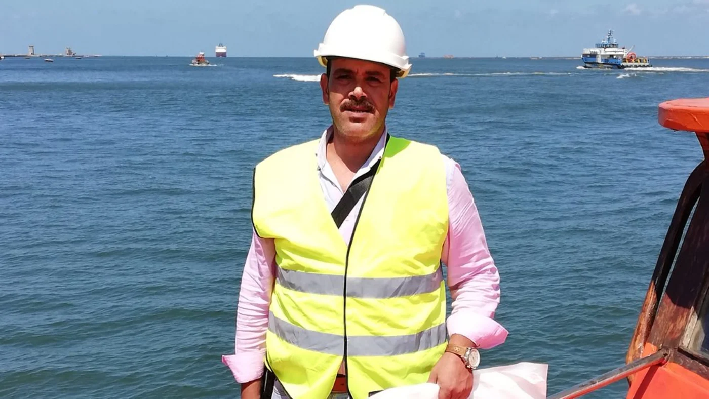 Portræt af Mohamed Salah - avisbud til søs 24/7