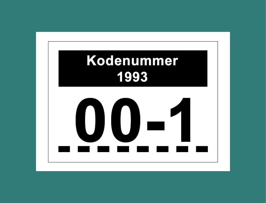 Kodenumre og mærkning af kemikalier