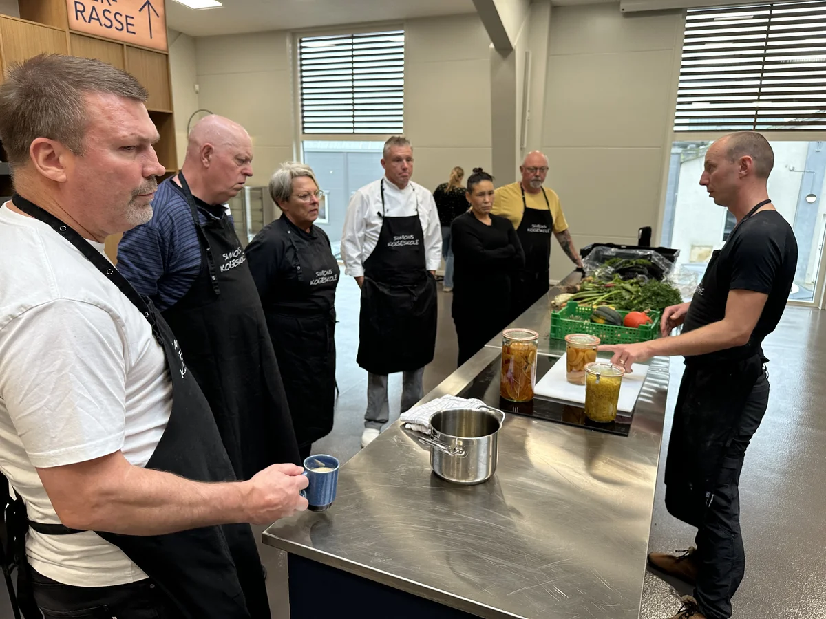 Skibsassistenter fik inspiration og peptalk på madkursus