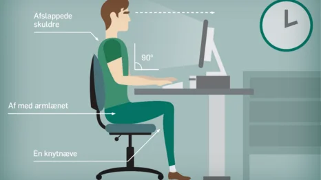 Undgå ondt i ryggen på din kontorplads