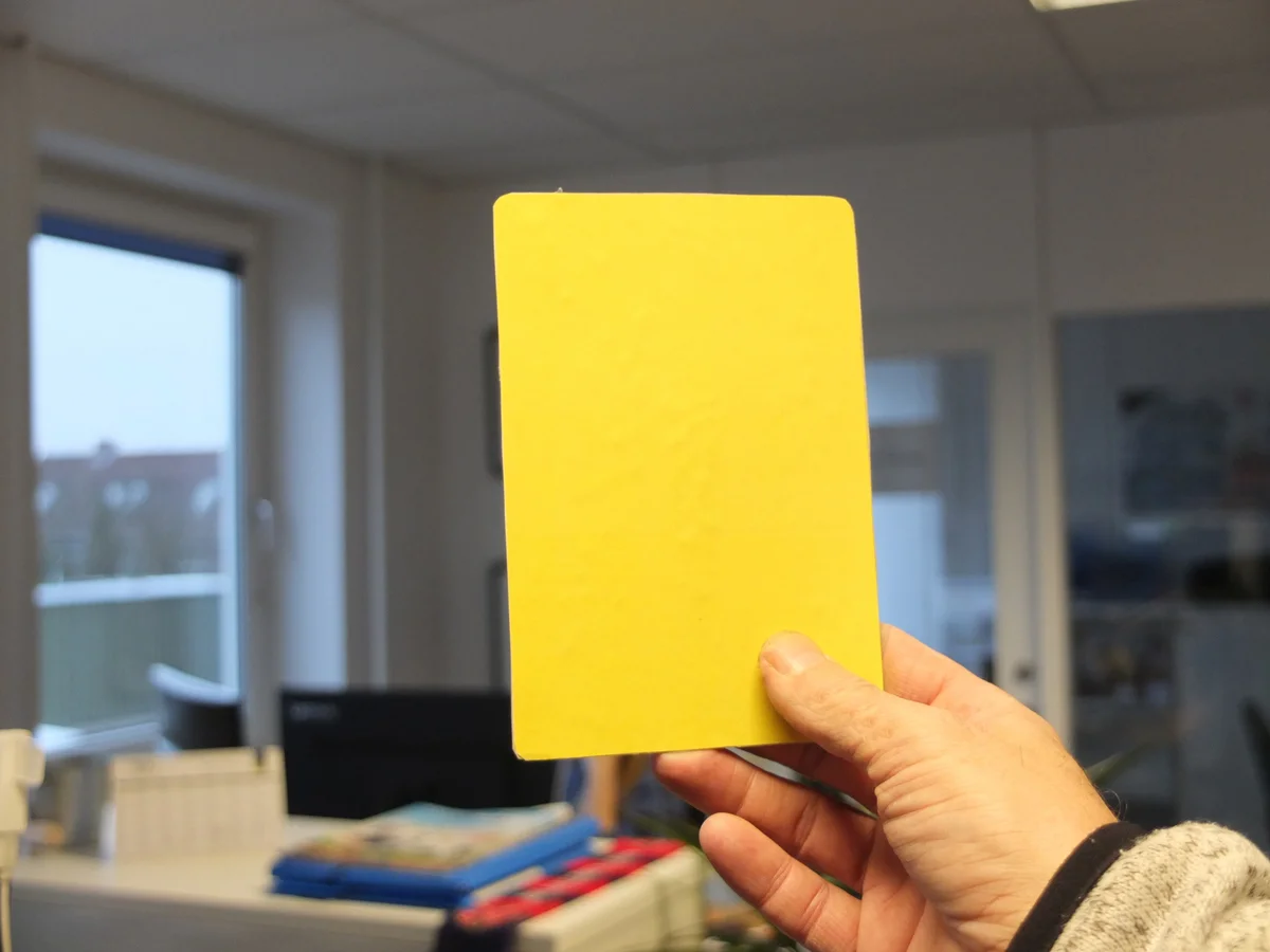 Gule kort for en bedre sikkerhedskultur