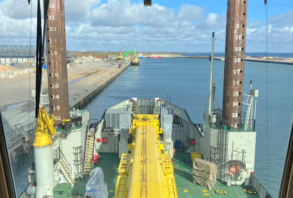 På WIND har de et gåbånd på broen