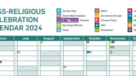 FÅ OVERBLIK OVER ALLE RELIGIØSE MÆRKEDAGE I 2024